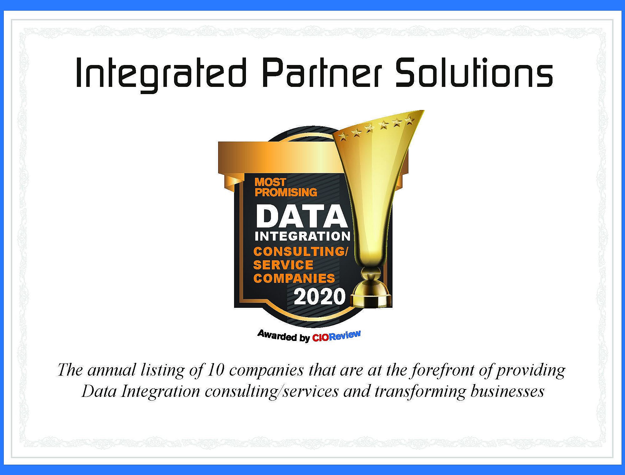 INTEGRATED PARTNER SOLUTIONS, INC.